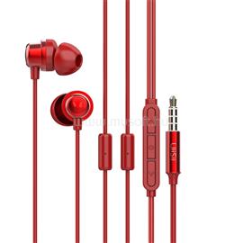 UIISII K8 két mikrofonos piros fülhallgató MG-USK8-03 small