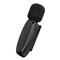 ULANZI A020GBB1 V6 3-in-1 2db vezeték nélküli lavalier mikrofon lighting usb-c 3.5mm jack Black UL-A020GBB1 small