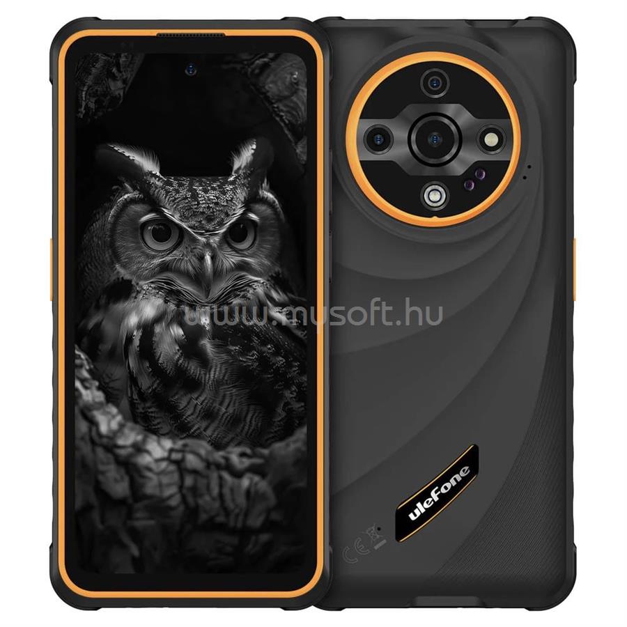 ULEFONE Armor X31 Pro 8/256GB Dual-Sim mobiltelefon fekete-narancs