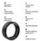 ULTRAHUMAN Ring Air - Smart Ring, Charger, USB Cable / Size-08- Matt_Grey UHRA-MG-08 small