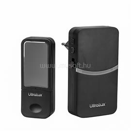 ULTRALUX ULTRALUX, RFCDB18B, vezeték- elem nélküli csengő (Kinetikus), IP44, 70m (fekete) RFCDB18B small