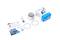 ULTRON Mag Soundmate Magnetic BT Speaker (1db) White ULTRON_461891 small