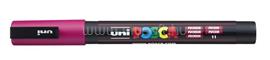 UNI Dekormarker, 0,9-1,3 mm, "Posca PC-3M", fukszia 2UPC3MFUKSZIA small