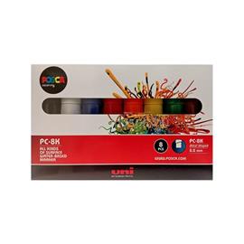 UNI Dekormarker 8mm, Posca PC-8K 8 db-os készlet UNI_57514 small