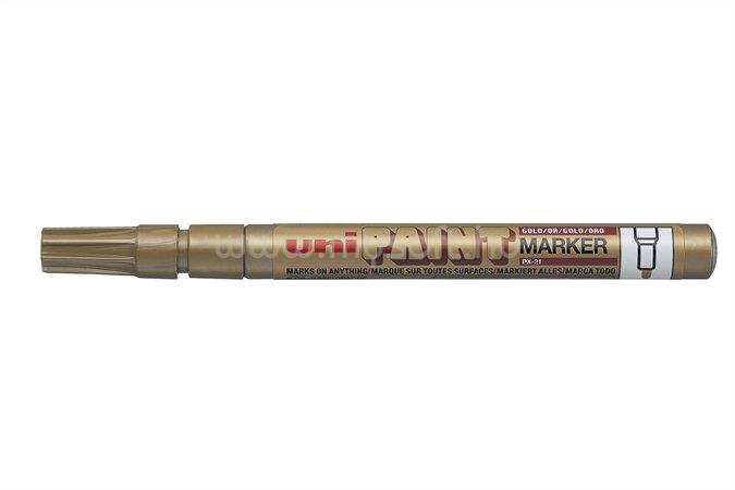 UNI Lakkmarker, 0,8-1,2 mm, "PX-21", arany