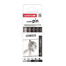 UNI Pin Comics 5 darabos rajzmarker készlet 2UPIN5PASP019 small