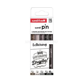 UNI Pin Lettering 5 darabos rajzmarker készlet 2UPIN5PASP012 small