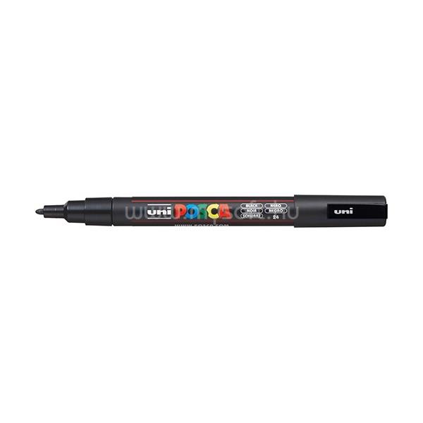 UNI POSCA PC-3M fekete marker