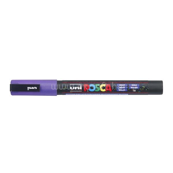 UNI POSCA PC-3ML csillámló lila marker