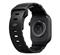 UNIQ Apple Watch Series 12 42mm / SE 3 40mm / 11 42mm UNIQ ALTON pótszíj egyedi méret, szilikon, FEKETE UNIQ-42MM-ALTONMBLK small