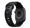 UNIQ Apple Watch Ultra 4 49mm / Series 12 46mm / Series SE 3 44mm UNIQ ALTON pótszíj egyedi méret, szilikon, FEKETE UNIQ-49MM-ALTONMBLK small