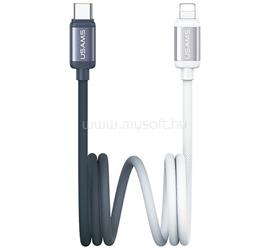 USAMS iPhone 14 Plus / 14 Pro Max / 14 Pro USAMS SJ757 BICOLOR adatkábel Type-C - lightning, 120cm, FEKETE/FEHÉR SJ757USB01 small