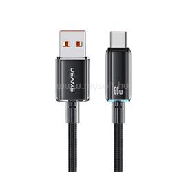 USAMS USAMS US-SJ658 Cloud Series adatkábel USB - Type-C, 120cm, FEKETE SJ658USB01 small