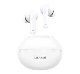 USAMS ECHO E02 bluetooth fülhallgató SZTEREO v5.3, aktív zajszűrő + töltőtok, FEHÉR BHE0202 small
