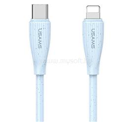 USAMS iPhone 14 Plus / 14 Pro Max / 14 Pro USAMS Green Series SJ717 adatkábel Type-C - lightning, 100cm, VILÁGOSKÉK SJ717USB03 small