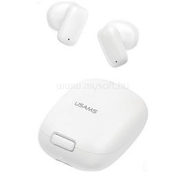 USAMS ID25 bluetooth fülhallgató SZTEREO v5.3, zajszűrő + töltőtok, FEHÉR BHUID02 small
