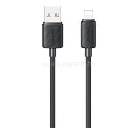 USAMS iPhone 14 Plus / 14 Pro Max / 14 Pro USAMS US-SJ689 KY adatkábel USB - lightning, 100cm, FEKETE SJ689USB01 small