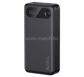 USAMS USAMS PB80 vésztöltő 2 USB+Type-C 20000mAh, PD gyorstöltő, FEKETE 20KCD25101 small