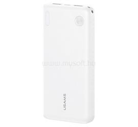 USAMS PB83 vésztöltő 2 USB+Type-C 10000mAh, PD gyorstöltő, FEHÉR 10KCD25302 small
