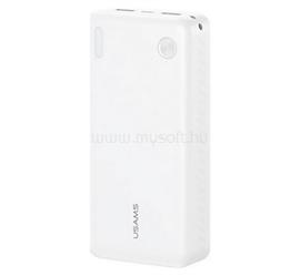 USAMS PB83 vésztöltő 2 USB+Type-C 20000mAh, PD gyorstöltő, FEHÉR 20KCD25402 small