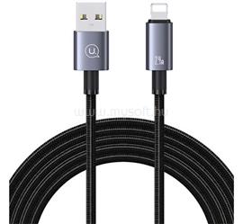 USAMS iPhone 14 Plus / 14 Pro Max / 14 Pro USAMS US-SJ669 SUFENG adatkábel USB - lightning, 200cm, SÖTÉTSZÜRKE SJ669USB01 small
