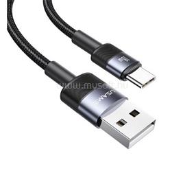 USAMS USAMS US-SJ718 SY adatkábel USB - Type-C, 120cm, FEKETE SJ718USBSG01 small