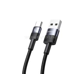 USAMS USAMS US-SJ718 SY SERIES adatkábel USB - Type-C, 120cm, FEKETE SJ718USB01 small