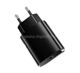 USAMS USAMS US-CC131 T39 hálózati töltő Type-C aljzat 20W, PD gyorstöltő 3.0, FEKETE CC131TC01 small