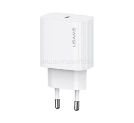 USAMS USAMS US-CC226 T65 hálózati töltő Type-C aljzat 20W, PD gyorstöltő, FEHÉR CC226TC01 small