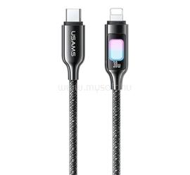 USAMS iPhone 14 Plus / 14 Pro Max / 14 Pro USAMS TC adatkábel Type-C - lightning, 120cm, SÖTÉTSZÜRKE SJ749USB01 small