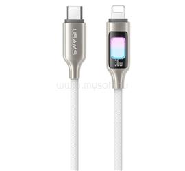 USAMS iPhone 14 Plus / 14 Pro Max / 14 Pro USAMS TC adatkábel Type-C - lightning, 120cm, TITÁNSZÜRKE SJ749USB02 small