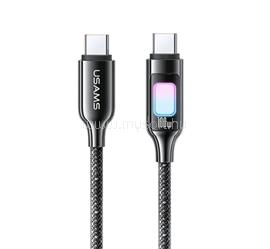 USAMS USAMS TC adatkábel Type-C - Type-C, 100cm, SÖTÉTSZÜRKE SJ750USB01 small