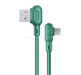 USAMS USAMS US-SJ458 U57 adatkábel USB - microUSB, 120cm, SÖTÉTZÖLD SJ458USB02 small