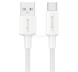 USAMS USAMS U90 adatkábel USB - Type-C, 100cm, FEHÉR SJ761USB01 small