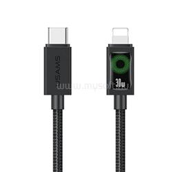 USAMS iPhone 14 Plus / 14 Pro Max / 14 Pro USAMS U92 adatkábel Type-C - lightning, 120cm, FEKETE SJ774USB01 small