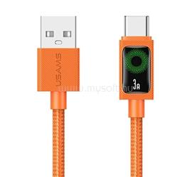 USAMS USAMS U92 adatkábel USB - Type-C, 120cm, NARANCSSÁRGA SJ772USB02 small