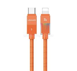 USAMS iPhone 14 Plus / 14 Pro Max / 14 Pro USAMS U93 adatkábel Type-C - lightning, 120cm, NARANCSSÁRGA SJ776USB02 small