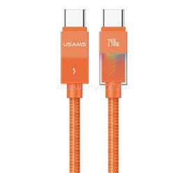 USAMS USAMS U93 adatkábel Type-C - Type-C, 120cm, NARANCSSÁRGA SJ775USB02 small