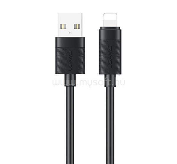 USAMS iPhone 14 Plus / 14 Pro Max / 14 Pro USAMS U94 adatkábel USB - lightning, 100cm, FEKETE