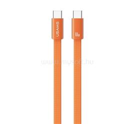 USAMS USAMS U96 adatkábel Type-C - Type-C, 120cm, NARANCSSÁRGA SJ783USB02 small