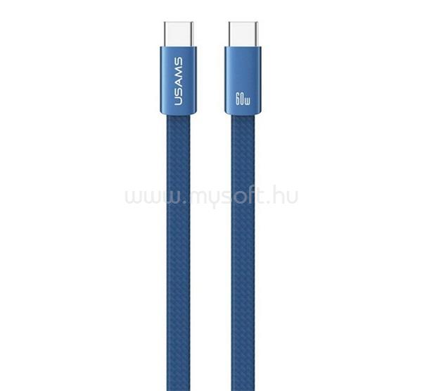 USAMS USAMS U96 adatkábel Type-C - Type-C, 120cm, SÖTÉTKÉK