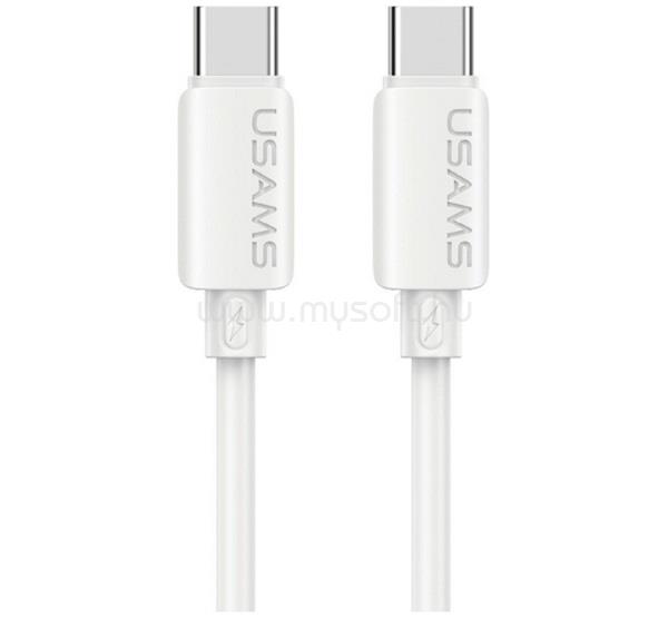 USAMS iPhone 14 Plus / 14 Pro Max / 14 Pro USAMS U98-788 adatkábel Type-C - lightning, 100cm, FEHÉR