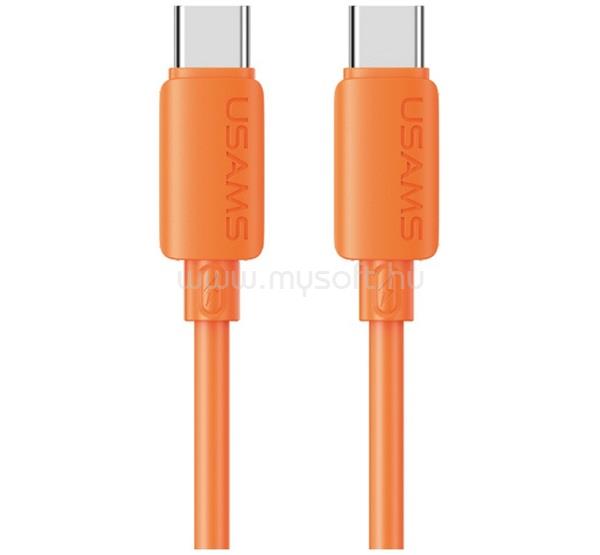 USAMS iPhone 14 Plus / 14 Pro Max / 14 Pro USAMS U98-788 adatkábel Type-C - lightning, 100cm, NARANCSSÁRGA