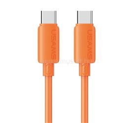 USAMS USAMS U98 adatkábel Type-C - Type-C, 100cm, NARANCSSÁRGA SJ787USB03 small