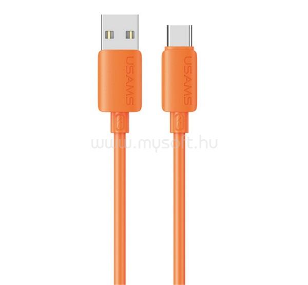 USAMS USAMS U98-786 adatkábel USB - Type-C, 100cm, NARANCSSÁRGA