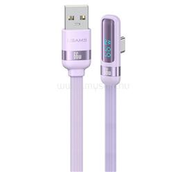 USAMS USAMS US-SJ651adatkábel USB - Type-C, 120cm, LILA SJ651USB04 small