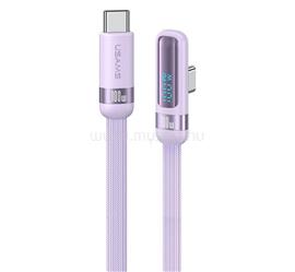 USAMS USAMS US-SJ653 adatkábel Type-C - Type-C, 120cm, LILA SJ653USB04 small