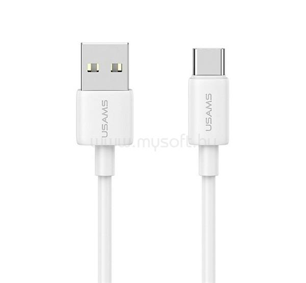 USAMS USAMS YD SERIES adatkábel USB - Type-C, 100cm, FEHÉR