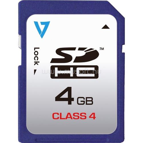 V7 4GB SDHC CL4 RETAIL
