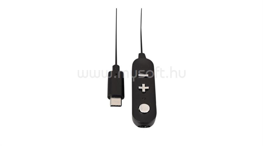 V7 AUDIO ADAPTER 3.5MM/USB-C VOL CONTROL MUTE